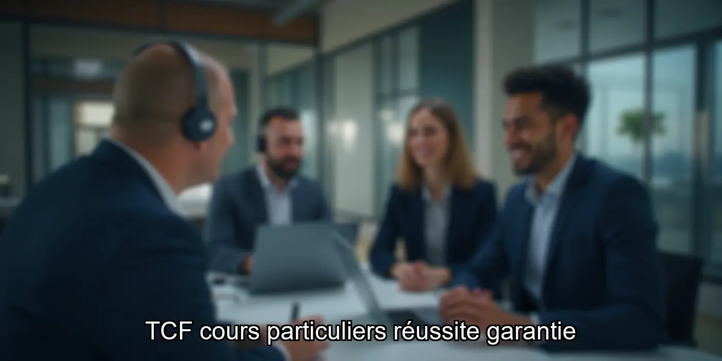 Cours particuliers TCF : un accompagnement sur mesure